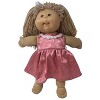 Doll Clothes Superstore Handmade Pink Brocade Dress Fits 15-16 Inch Cabbage Patch Kid And Baby Dolls - 4 of 4