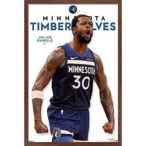 Trends International NBA Minnesota Timberwolves - Julius Randle Feature Series 25 Framed Wall Poster Prints - 1 of 4