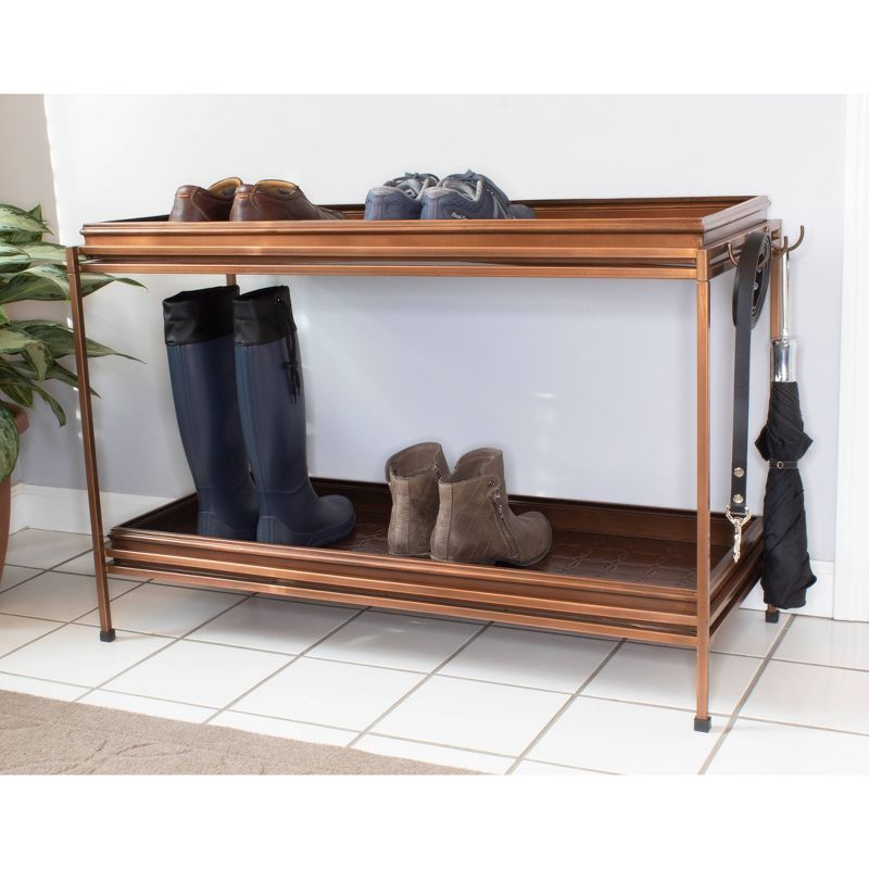 Copper Circles Double Boot Tray with Stand - Good Directions, 4 of 6