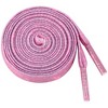 INSPIRE CHIC Flat Colorful Speckled Ink Shoestring Print Shoe Laces for Sneakers 2 Pairs - 4 of 4