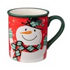 Certified International (Set of 4) 18oz Christmas Whimsy Snowman Mugs - 2 of 4