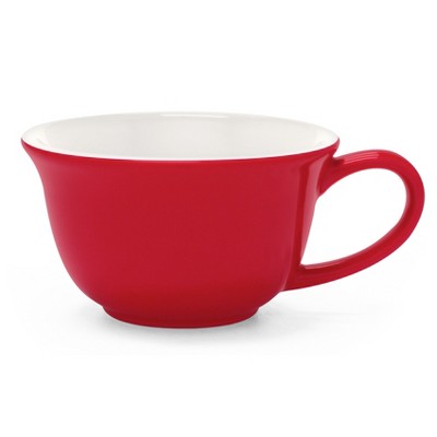 Chantal Red and White 8 Ounce Tea Lover's Mug