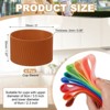 Unique Bargains Silicone Protective Heat Resistant Non Slip Coffee Cup Sleeve 4 Pcs - 2 of 4