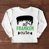 The Juniper Shop So Franken Cute Glitter Youth Long Sleeve Tee - 2 of 3