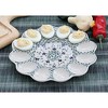 Blue Rose Polish Pottery T140 Manufaktura Egg Plate - 2 of 2