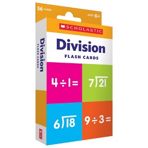 Scholastic Teaching Solutions Flash Cards: Division - 1 of 1