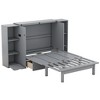 YOOCOZZ  Murphy Bed with Drawers, Shelves  and USB Ports - 3 of 4