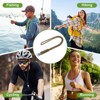 Unique Bargains Braided Soft Keychain ID Badges Lanyard with Metal Ring 3 Pcs - 3 of 3