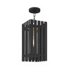Livex Lighting Greenwich 1 - Light Pendant in  Black/Satin Brass - 4 of 4