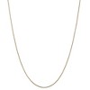 Black Bow Jewelry 0.65mm, 14k Yellow Gold, Diamond Cut Spiga Chain Necklace - 3 of 4