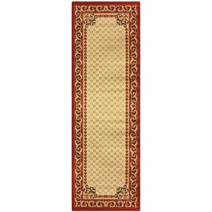 Traditional Floral Scroll Vines Border Indoor Runner or Area Rug by Blue Nile Mills - 1 of 3