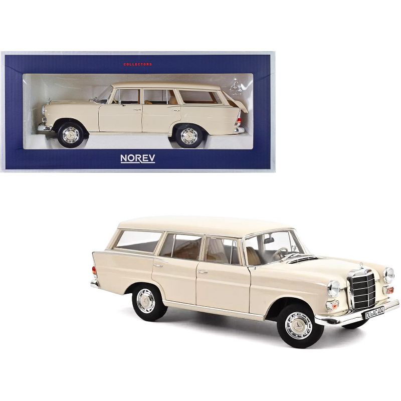 1966 Mercedes-Benz 200 Universal Cream 1/18 Diecast Model Car by Norev, 1 of 4