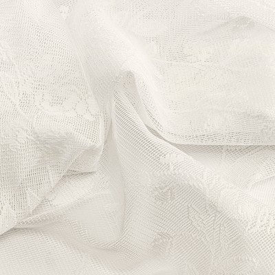 Isabella Lace Rod Pocket Tailored Valance 52x14 Natural