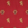RLF Home Modern Design Classic Medieval Regal Valance  50" x 17" Vermillion Red - 4 of 4
