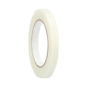 PSBM Filament Reinforced Tape, 1 Inch x 60 Yards, 36 Pack, 4.8 Mil, Clear Fiberglass Strand Strapping Tape [Heavy Duty] - 1 of 4