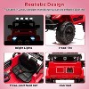12V Ride On Truck Car, Kids Electric Vehicle Remote Control, Powered Ride On Toy Truck with Spring Suspension, 3 Speeds, Lights, Music for Kids 3-9 - 2 of 4