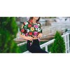 HAPPY BAY Hawaiian Shirts Womens Casual Summer Beach Party Blouse Shirt Floral Short Sleeve Tropical Vacation Button Up Dress Shirts - 4 of 4