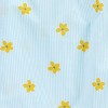 Carter's Just One You® Baby Girls' Flower Striped Romper - Blue - image 3 of 3