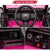 12V Licensed Toyota Kids Ride On Truck, Electric Car w/Remote Control, LED Lights, Music, Suspension, Safety Belt - 4 of 4