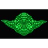 Juniors Womens Star Wars St. Patrick's Yoda Clover Face Racerback Tank Top - 2 of 4