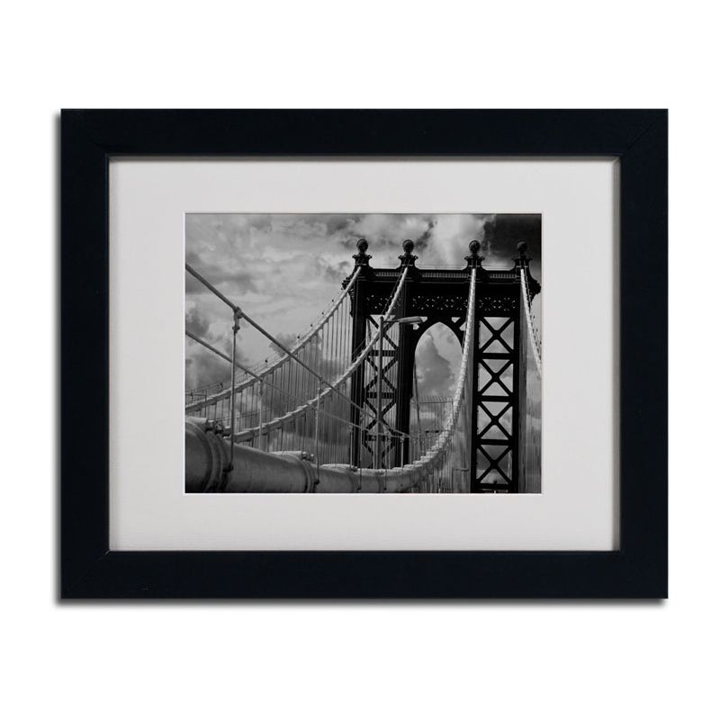Trademark Fine Art -Yale Gurney 'Manhattan Bridge' Matted Framed, 1 of 4