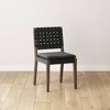 Nathan James Cohen Faux Leather Dining Chair Black - 2 of 4