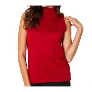 Women's Mock Neck Tank - Angel Apparel - 1 of 2