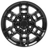 OE Wheels TY17 16 Inch Rim Fits 4Runner TRD Style 6x139.7 16x7 Gloss Black - Hollander 75258 (1) - 2 of 4