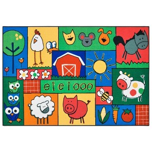 Carpets for Kids Old MacDonald Farm Classroom Rug, Rectangle - 1 of 4