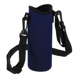 Unique Bargains Neoprene Portable Insulated Adjustable Strap Sports Water Bottle 
Sling Bag 2.64"x7.28" - 1 of 4
