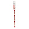 Crystal Lane DIY Glass Pearl Metal Red Santa Stack 7" Designer Holiday Christmas Bead Strand - 3 of 4