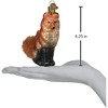 Old World Christmas Blown Glass Ornament for Christmas Tree, Vintage Fox - 3 of 4