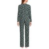 Lands' End Women's Petite Knit 2 Piece Pajama Set - Long Sleeve Top and Pants - 2 of 4