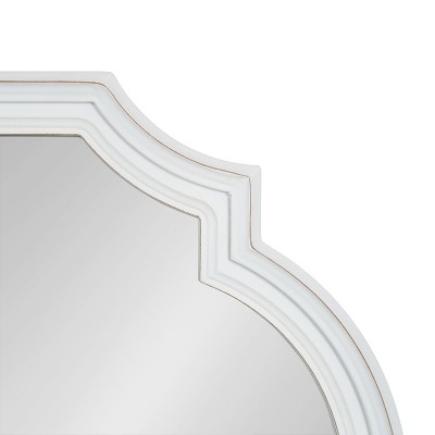 Fairbourne Rustic Gray Full-Length Rectangular Wood Wall Mirror