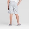 Boys' Playwear 'At the Knee' Pull-On Shorts - Cat & Jack™ Light Gray XL Husky - 2 of 3