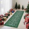 Washable Christmas Living Room Rugs,Xmas Decorative Festival Winter Holiday Bedroom Carpet, Non Slip Accent Floor Cover - 4 of 4