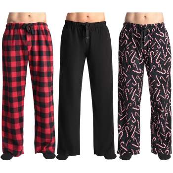 followme Men's Microfleece Pajamas - Plaid Pajama Pants For Men - Lounge &  Sleep Pj Bottoms (pack Of 3) 45960-a-l-sioc : Target