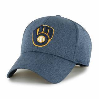 Men's '47 Navy Milwaukee Brewers Team Franchise Fitted Hat