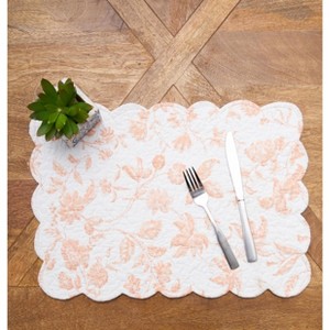 C&F Home Brighton Cotton Quilted Rectangular Reversible Placemat Set of 6 - 1 of 3