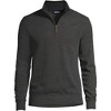 Lands' End Men's Bedford Rib Quarter Zip Sweater - 3 of 4