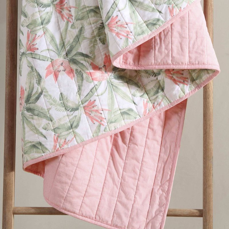 Acapulco Palms 100% Cotton Quilt Set Green - Tommy Bahama, 3 of 12