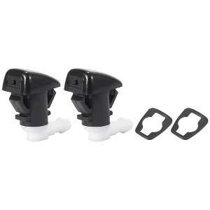 Unique Bargains Front Windshield Wiper Nozzles for Dodge Durango with Gaskets - Black Pack of 2 - 1 of 4