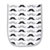 Hudson Baby Infant Boy Cotton Terry Bib and Burp Cloth Set 5pk, Perfect Gentleman, One Size - 2 of 4