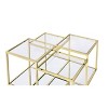 34" Uchenna Coffee Table Clear Glass/Gold Finish - Acme Furniture - image 3 of 4