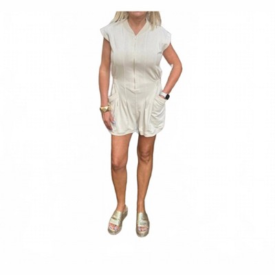 Women's Zippered Romper - Jodifl S