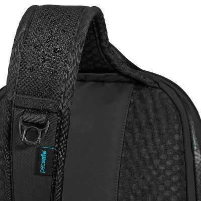 Pacsafe ECO 12L Anti Theft Sling Backpack (Econyl Black) — фото 7