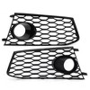 2 PCS Car Front Bumper Fog Light Lamp Grille Grill Cover,Left And Right Side Honeycomb Mesh Fog Light Grille Lamp Cover - 3 of 4
