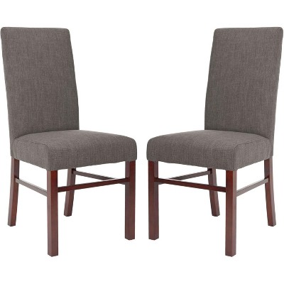Classic 20''H Side Chair (Set of 2)  - Charcoal - Safavieh