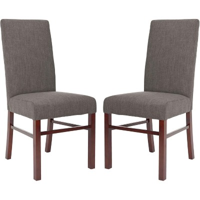 Classic 20''H Side Chair (Set of 2)  - Charcoal - Safavieh