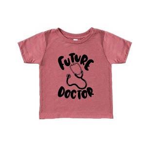 The Juniper Shop Future Doctor Toddler Short Sleeve Tee - 1 of 2